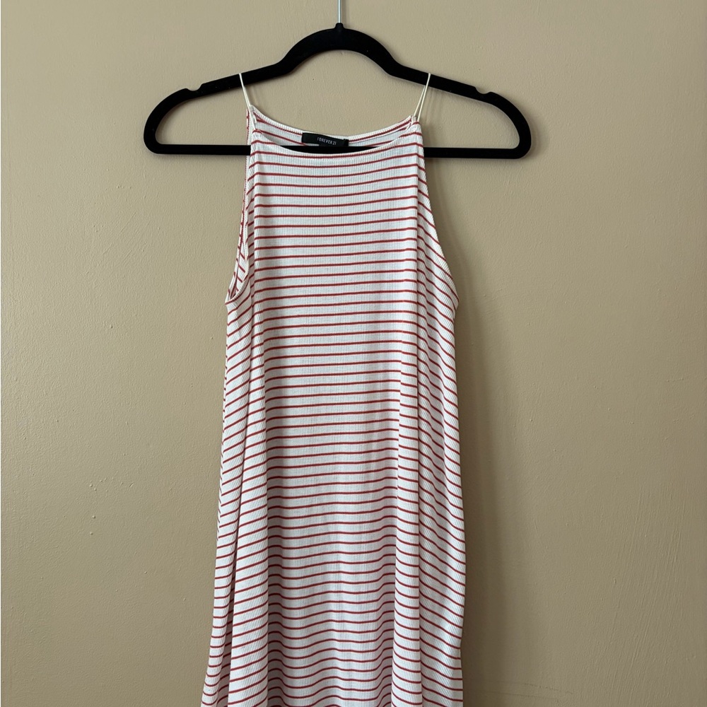Forever 21 Red and White Striped Dress